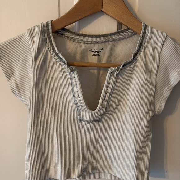 Cream Ribbed Tops Trio XS - Picture 7 of 9